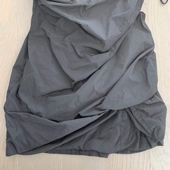 Alexis Black Asymmetrical One Shoulder Mini Dress - Picture 3 of 8